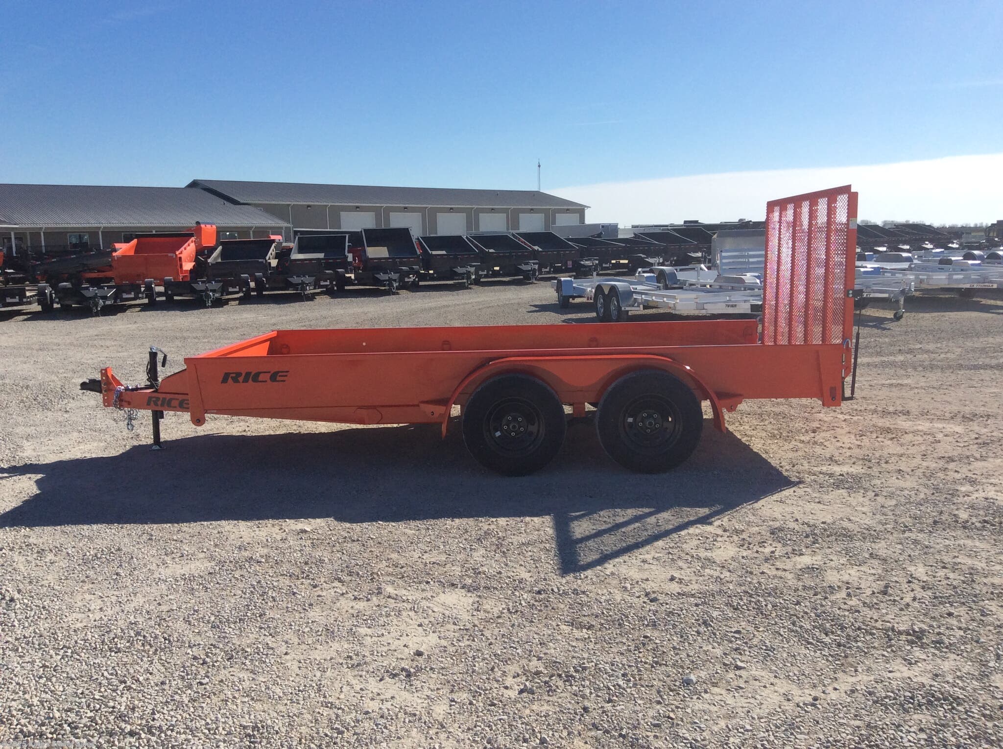 6x14 Utility Trailer For Sale New Rice Trailers Tandem Stealth 82x14 Solid Side Tandem Axle W 6649