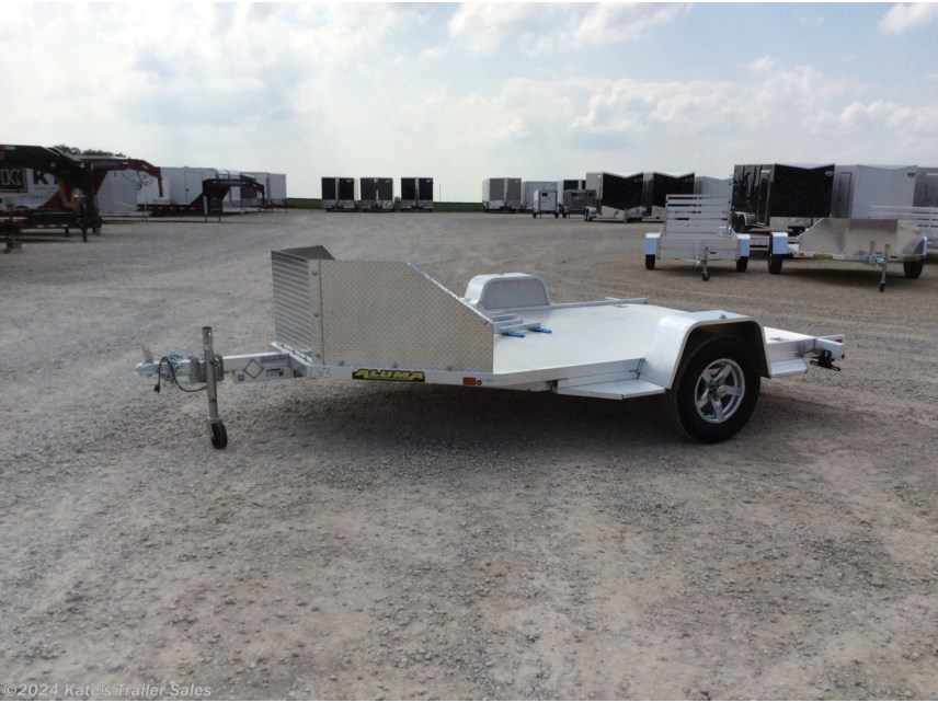 2025 Aluma MC210 (2) Motorcycle Trailer w/ Slide In Ramp