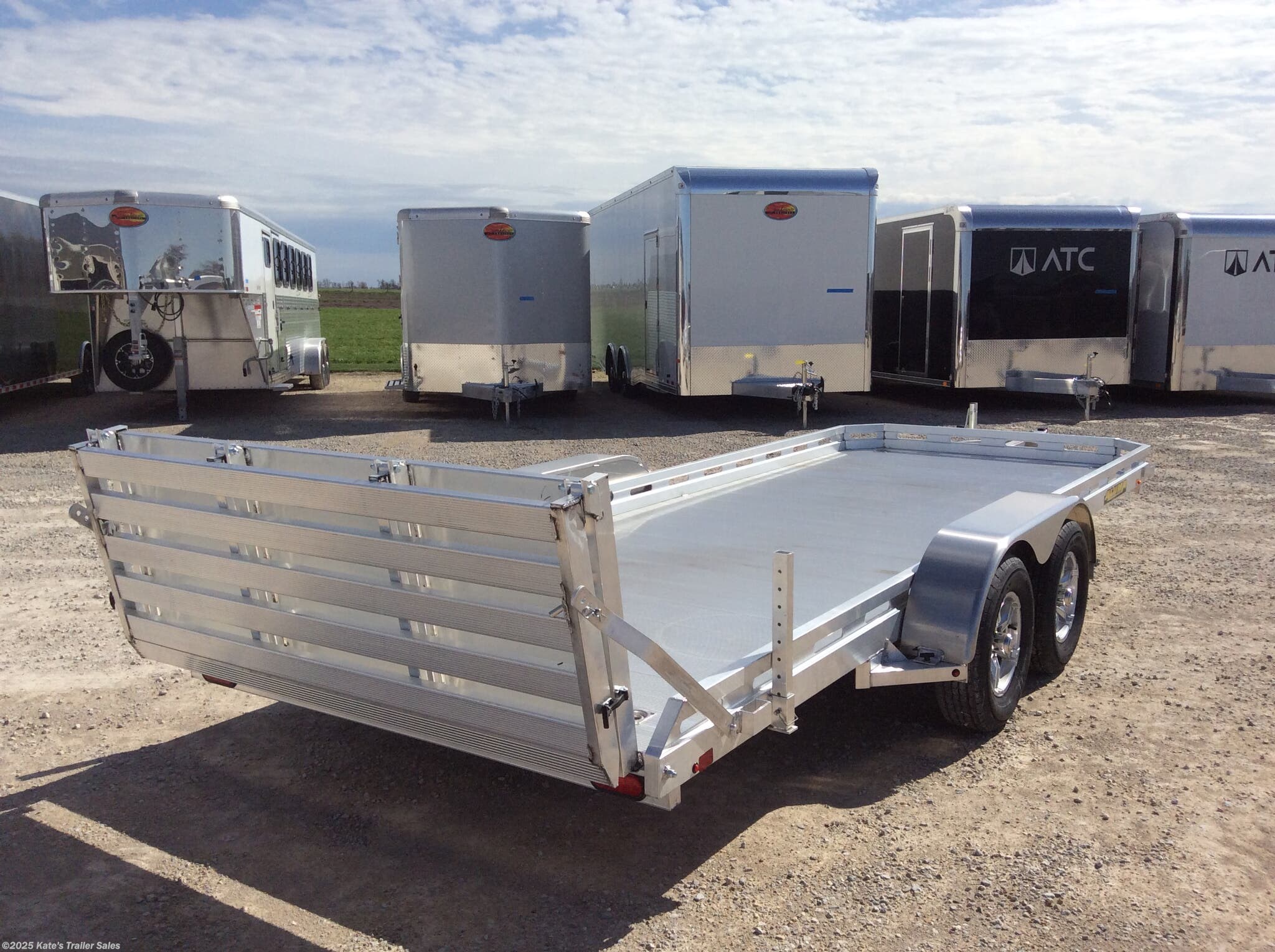 6x18 Utility Trailer for sale New Aluma 7818BT Aluminum 18 Ft Utility