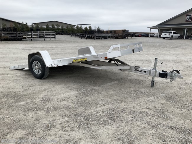 2025 Aluma 8214H-TILT-S 14' Single 5200# Axle Tilt Trailer