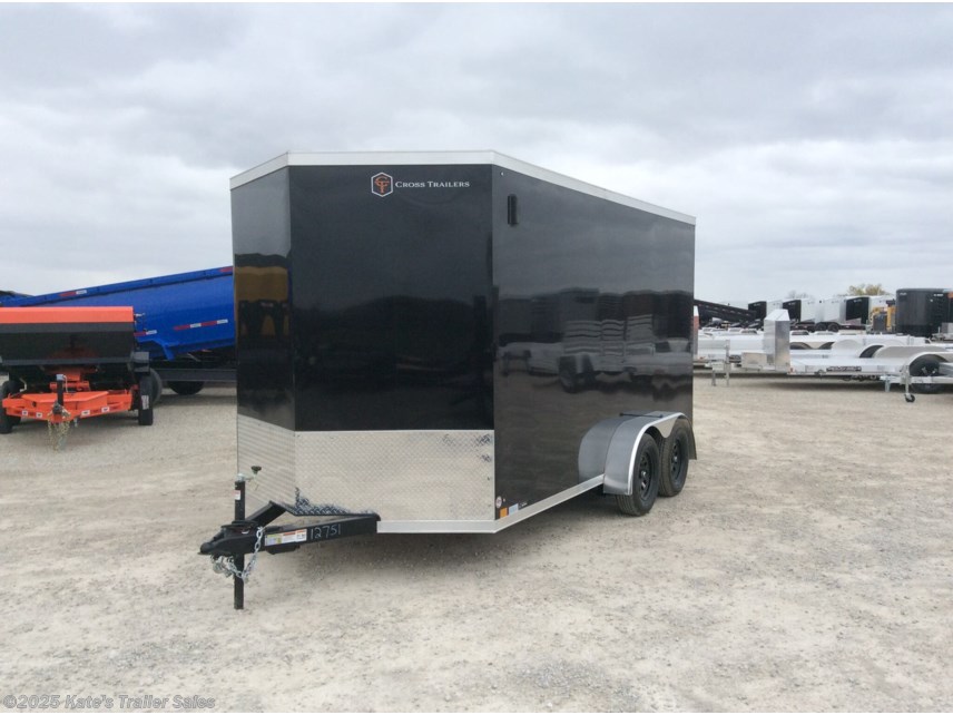 New 2025 Cross Trailers 7X14&apos; Enclosed Cargo Trailer 12&quot;+Tall Spare+Mount available in Arthur, Illinois