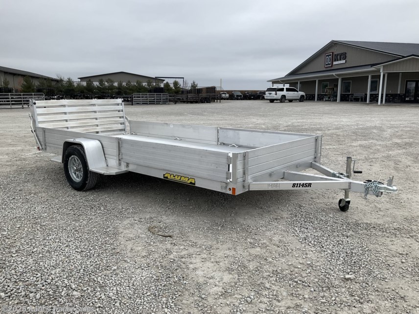 New 2026 Aluma 8114S-R-BT 81X14&apos; Single Axle Side Load Aluminum Utility available in Arthur, Illinois