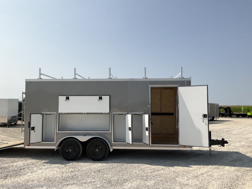 New 2025 Cross Trailers 7X18&apos; Construction Trailer Torsion Axles 12+ Add available in Arthur, Illinois