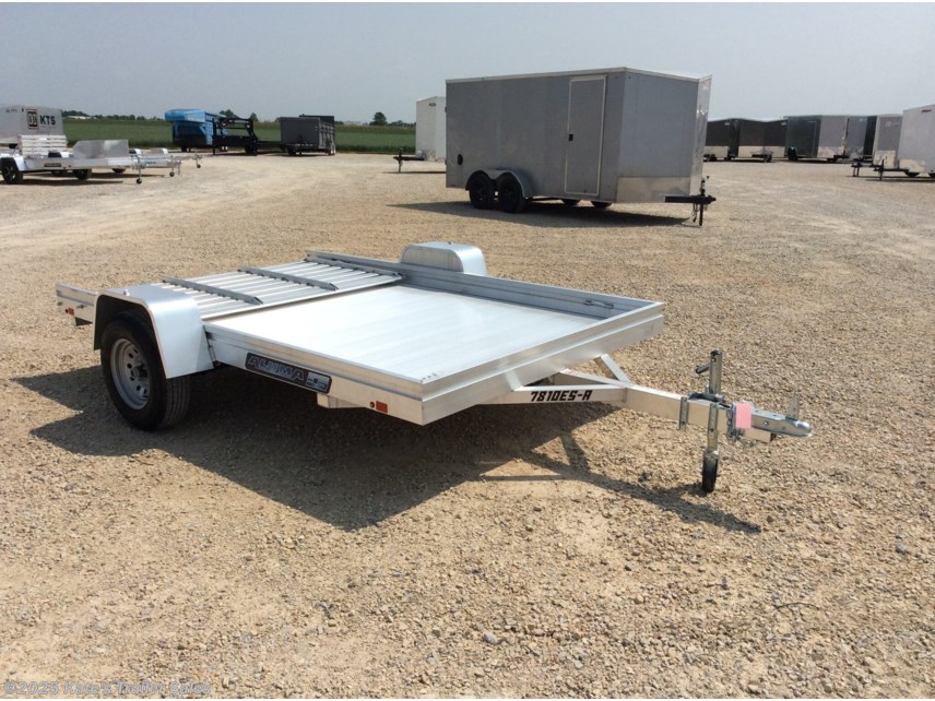 New 2025 Aluma 7810ESA 10&apos; 2990 LB Aluminum Utility Trailer available in Arthur, Illinois