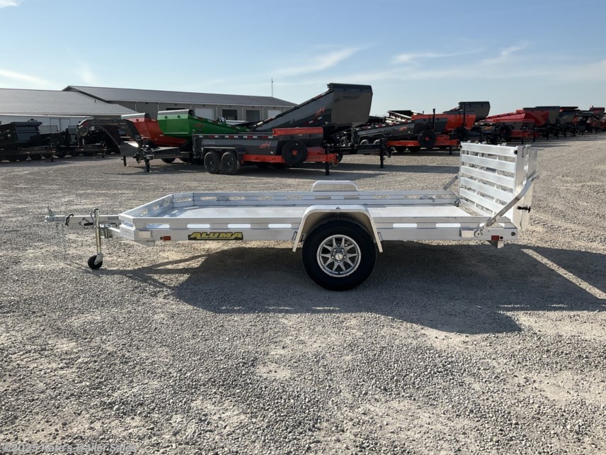 New 2026 Aluma 7712HBT 12&apos; Utility Aluminum Trailer available in Arthur, Illinois