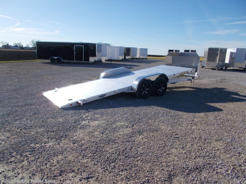 New 2025 Aluma 8220H Tilt Anniversary 82X20&apos; HD Aluminum Tiltbed Car Trailer available in Arthur, Illinois