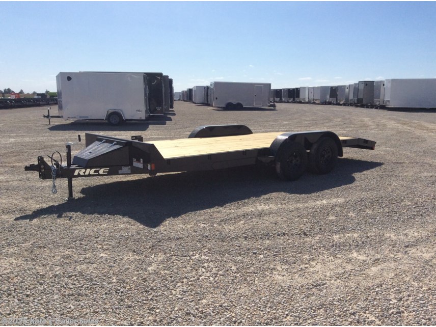 New 2025 Rice Trailers 7k Magnum Car Hauler 82X18&apos; Flatbed Car Hauler Trailer available in Arthur, Illinois