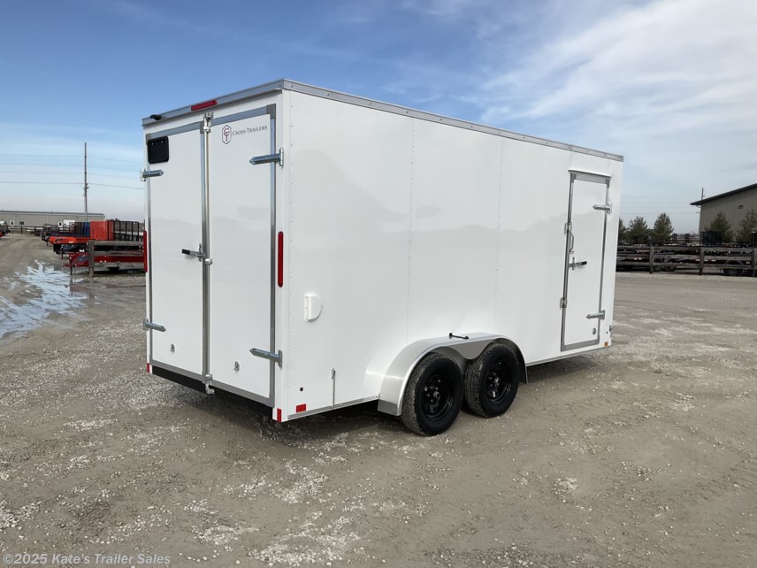 New 2025 Cross Trailers 7X16&apos; Enclosed Cargo Trailer 12&quot; Add Height available in Arthur, Illinois