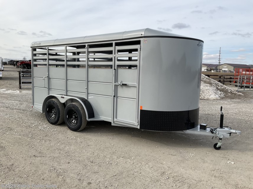 New 2025 Delta 16FT Livestock Trailer available in Arthur, Illinois