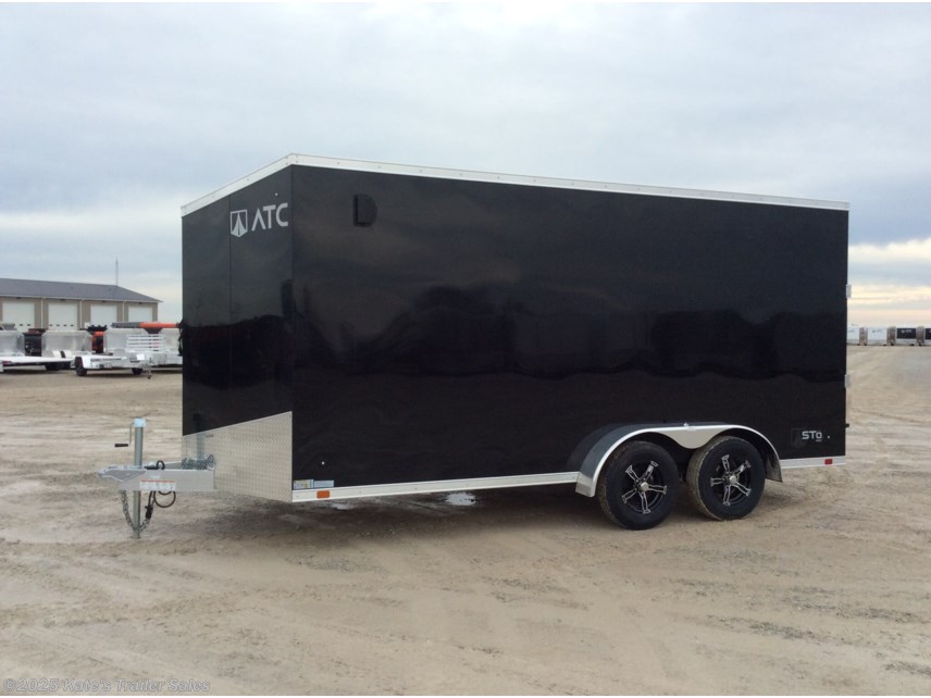 New 2025 ATC 7X16&apos; Enclosed Cargo Trailer 12&quot;+Tall available in Arthur, Illinois