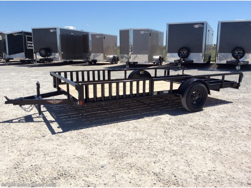 New 2025 H&H 14&apos; Utility Trailer 82X14 Side Rail Ramps available in Arthur, Illinois