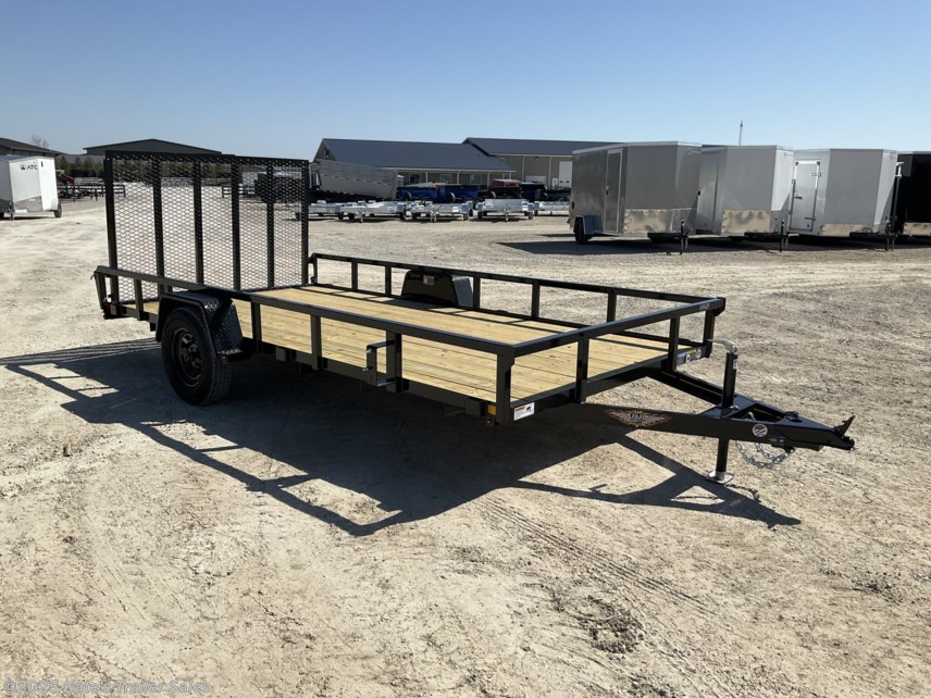 New 2025 H&H 14&apos; Utility Trailer 82X14 Tube Sides available in Arthur, Illinois