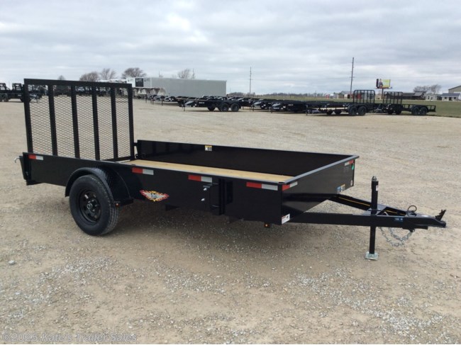 2025 H&H 76X12 Utility Trailer  / 15" Solid Sides