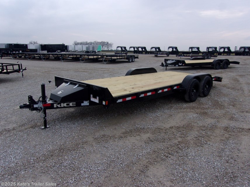 New 2025 Rice Trailers 9.9k Magnum Car Hauler 82x20&apos; Flatbed HD Car Hauler Trailer w/ Toolbox available in Arthur, Illinois