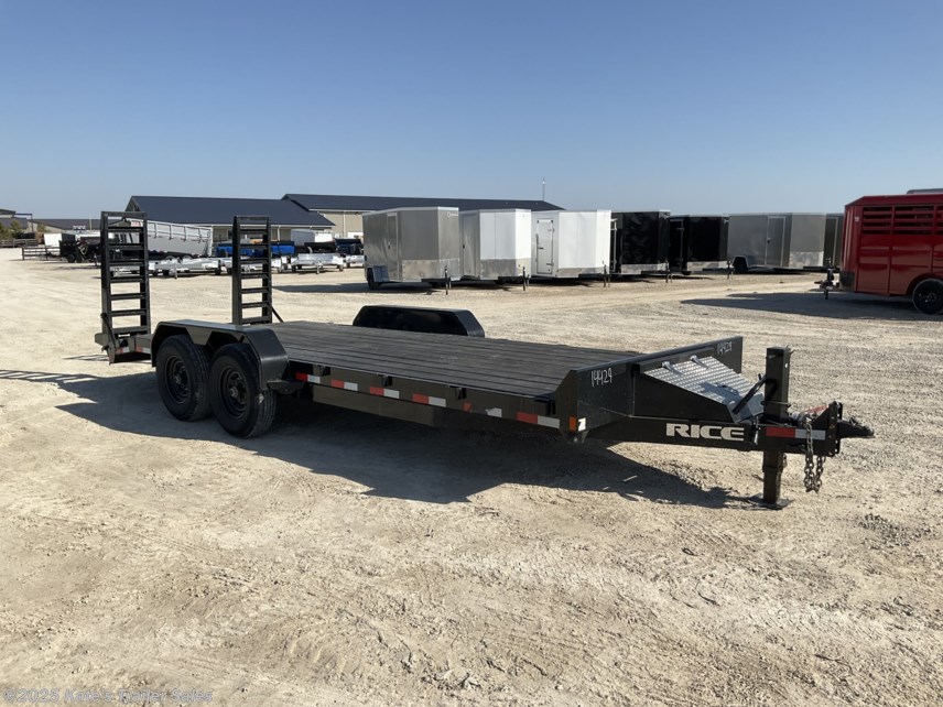 Used 2020 Rice Trailers 14k Magnum Equipment 82X20&apos; Flatbed Equipment Trailer w/Toolbox available in Arthur, Illinois