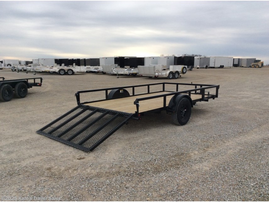 New 2025 H&H 76X12 Utility Trailer / Square Tube Side Rail available in Arthur, Illinois