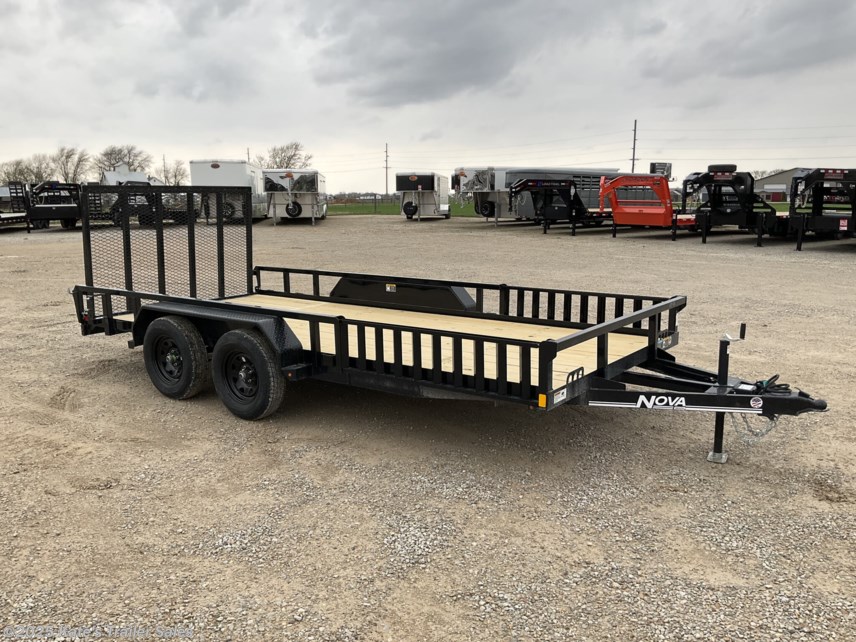 New 2025 Midsota 82X16 Utility Trailer / Side Ramps / Rear Gate available in Arthur, Illinois