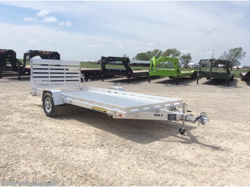 New 2026 Aluma 7815S 15&apos; Aluminum Utility Trailer / Straight Gate available in Arthur, Illinois