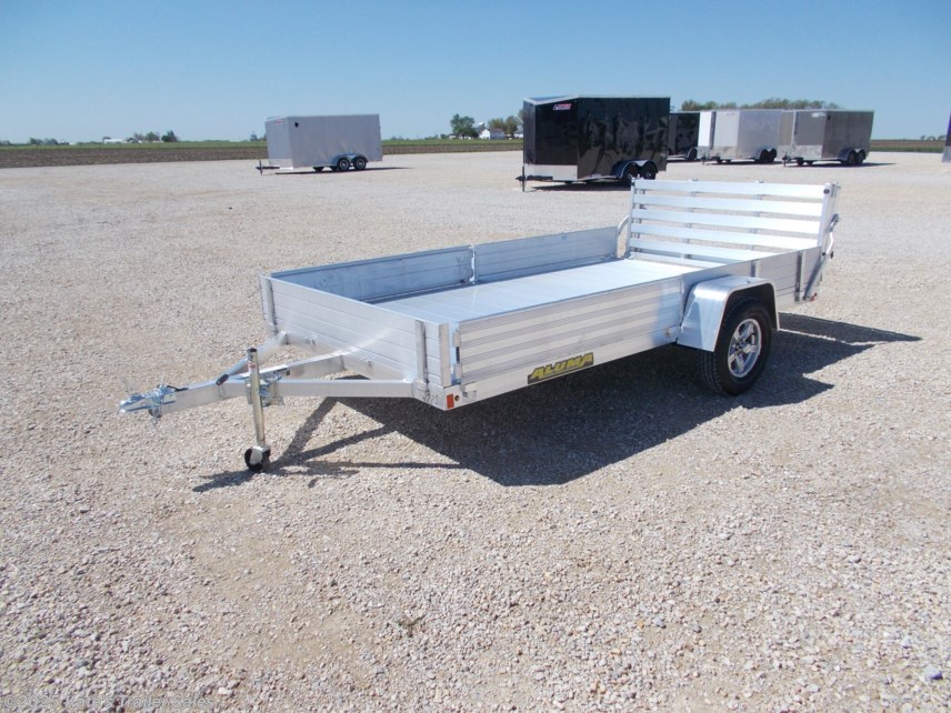 New 2026 Aluma 8112S-R-BT-SR 12&apos; Aluminum Utility UTV Trailer available in Arthur, Illinois
