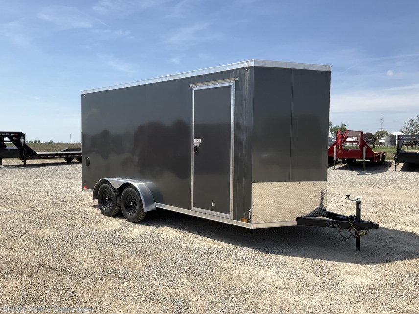 New 2025 Cross Trailers 7X16&apos; Enclosed Cargo Trailer / 84&quot; Height available in Arthur, Illinois