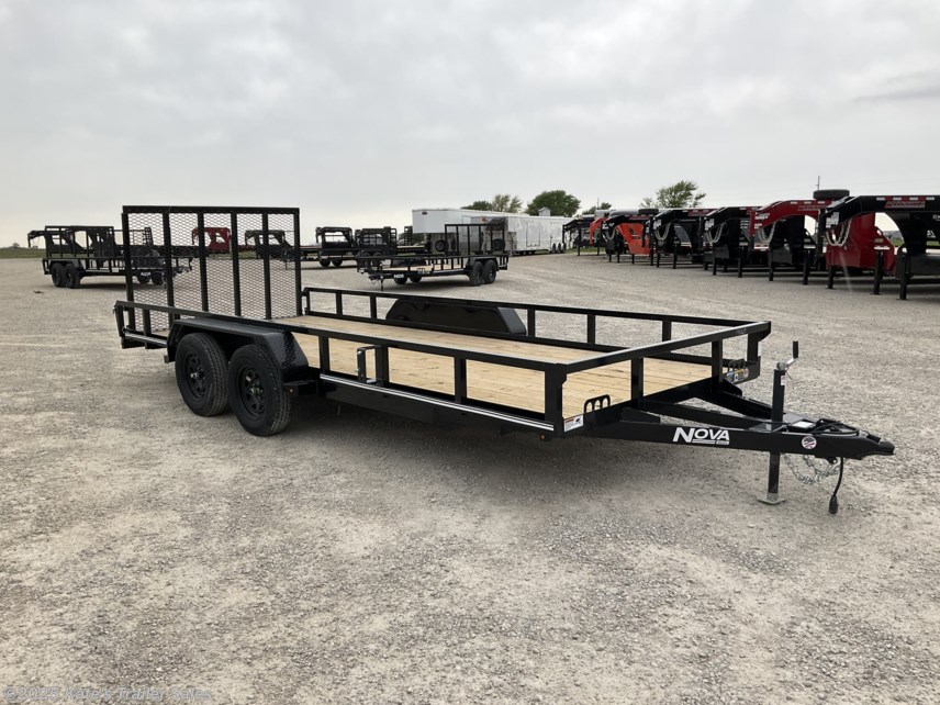 New 2025 Midsota 82X18&apos; Utility Trailer / Spring Loaded Gate available in Arthur, Illinois