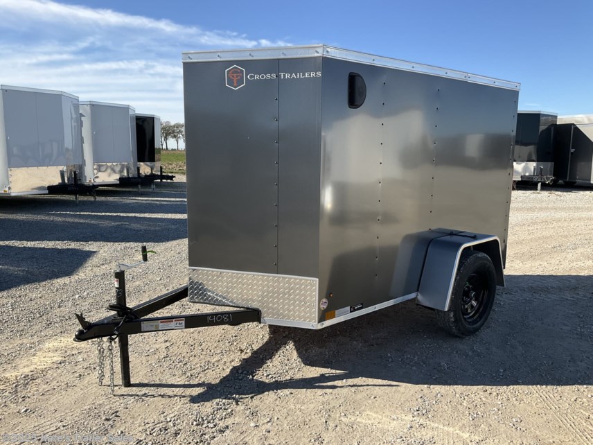 New 2025 Cross Trailers 5X8&apos; Beta Enclosed Cargo Trailer Single Axle available in Arthur, Illinois