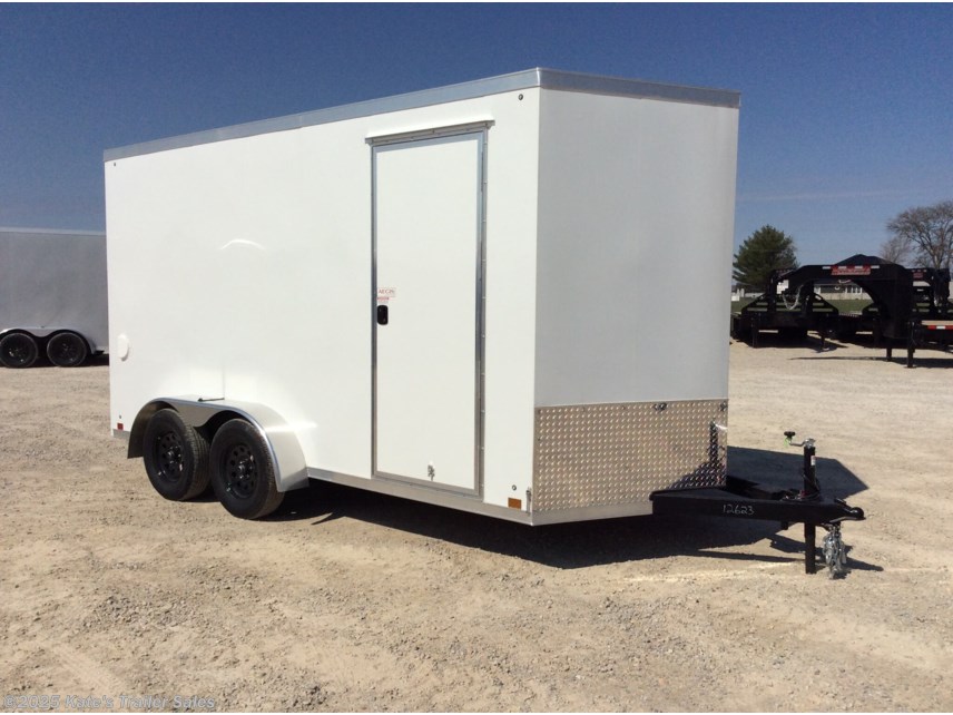 New 2025 Cross Trailers 7X14&apos; Enclosed Cargo Trailer / 84&quot; Height / Spare available in Arthur, Illinois