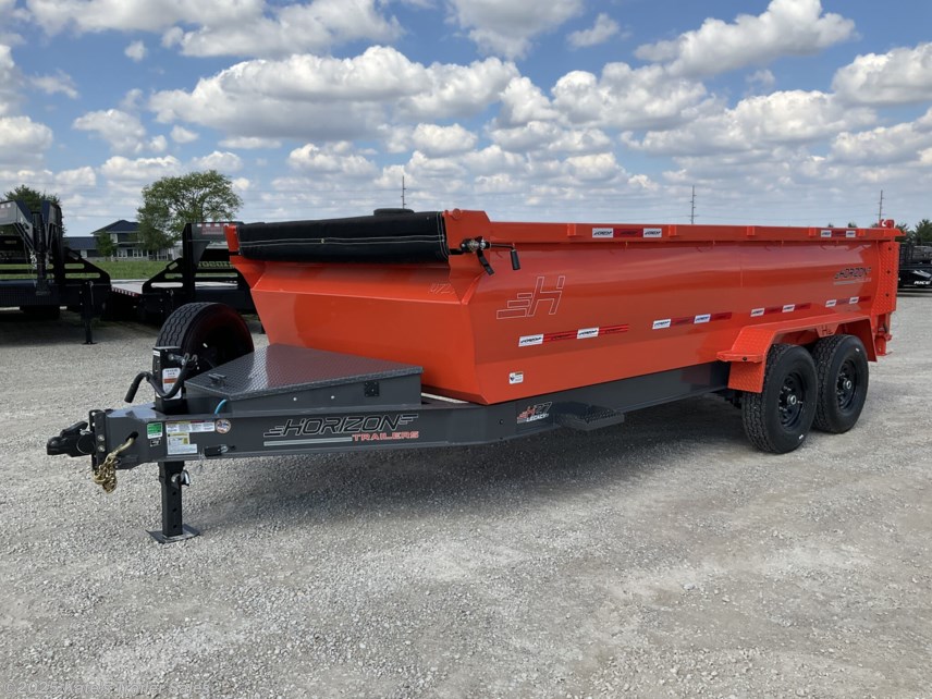 New 2025 Horizon 83x16 DUMP TRAILER 15K GVWR / 7GA FLOOR available in Arthur, Illinois