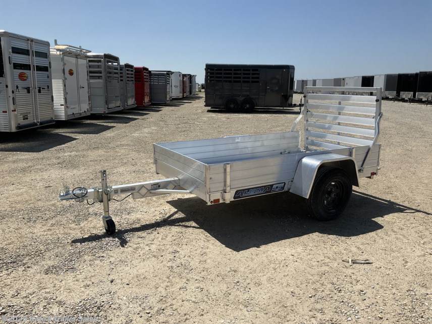 New 2026 Aluma 548 8&apos; Single Axle Aluminum Utility Trailer available in Arthur, Illinois