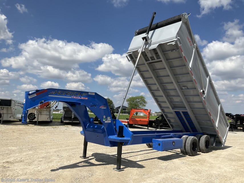 New 2025 Horizon 96X20&apos; Deckover Gooseneck Dump Trailer Hurricane available in Arthur, Illinois