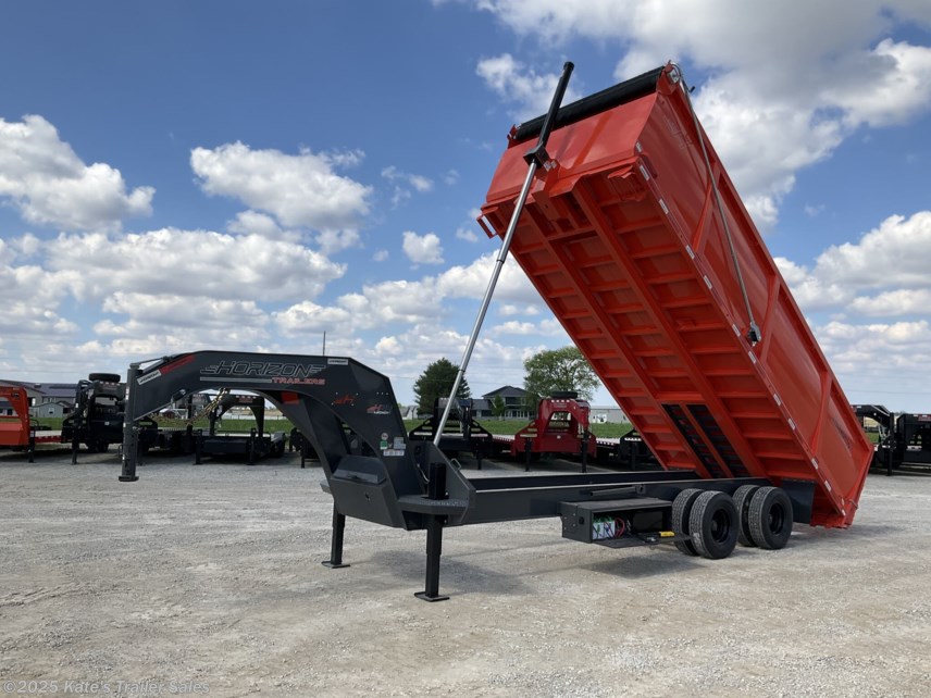 New 2025 Horizon 96X20&apos; Deckover Gooseneck Dump Trailer Hurricane available in Arthur, Illinois