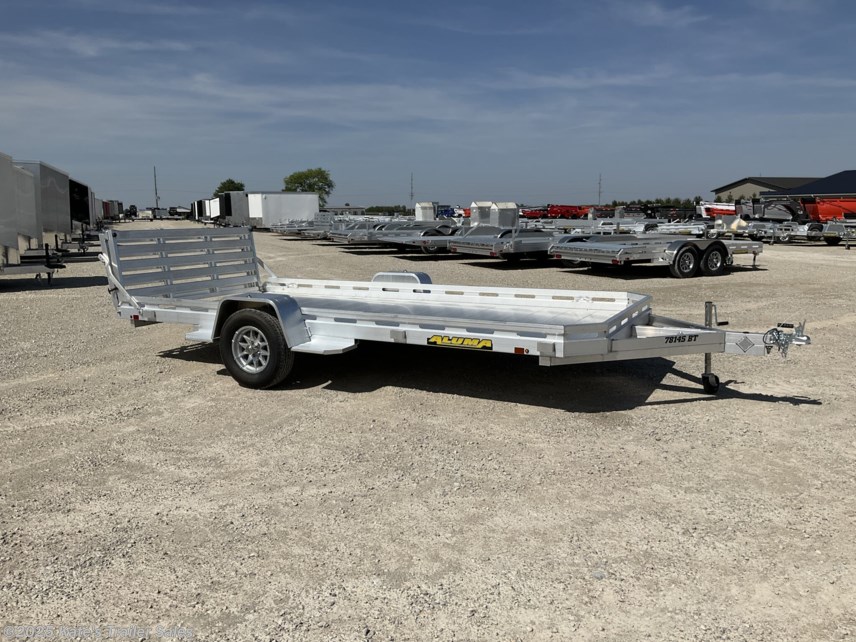 New 2026 Aluma 7814S-BT 14&apos; Aluminum Utility Trailer available in Arthur, Illinois