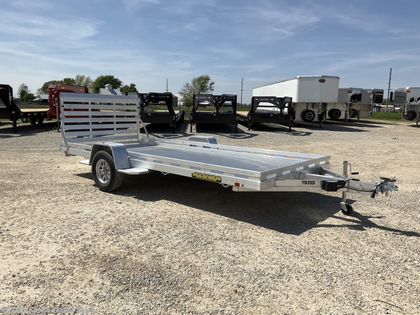 New 2026 Aluma 7815S 15&apos; Aluminum Utility Trailer / Straight Gate available in Arthur, Illinois