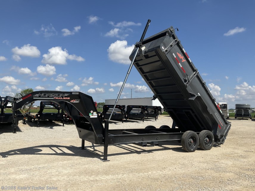 New 2025 Horizon 83x16 22K GVWR DUMP TRAILER 7GA FLOOR available in Arthur, Illinois