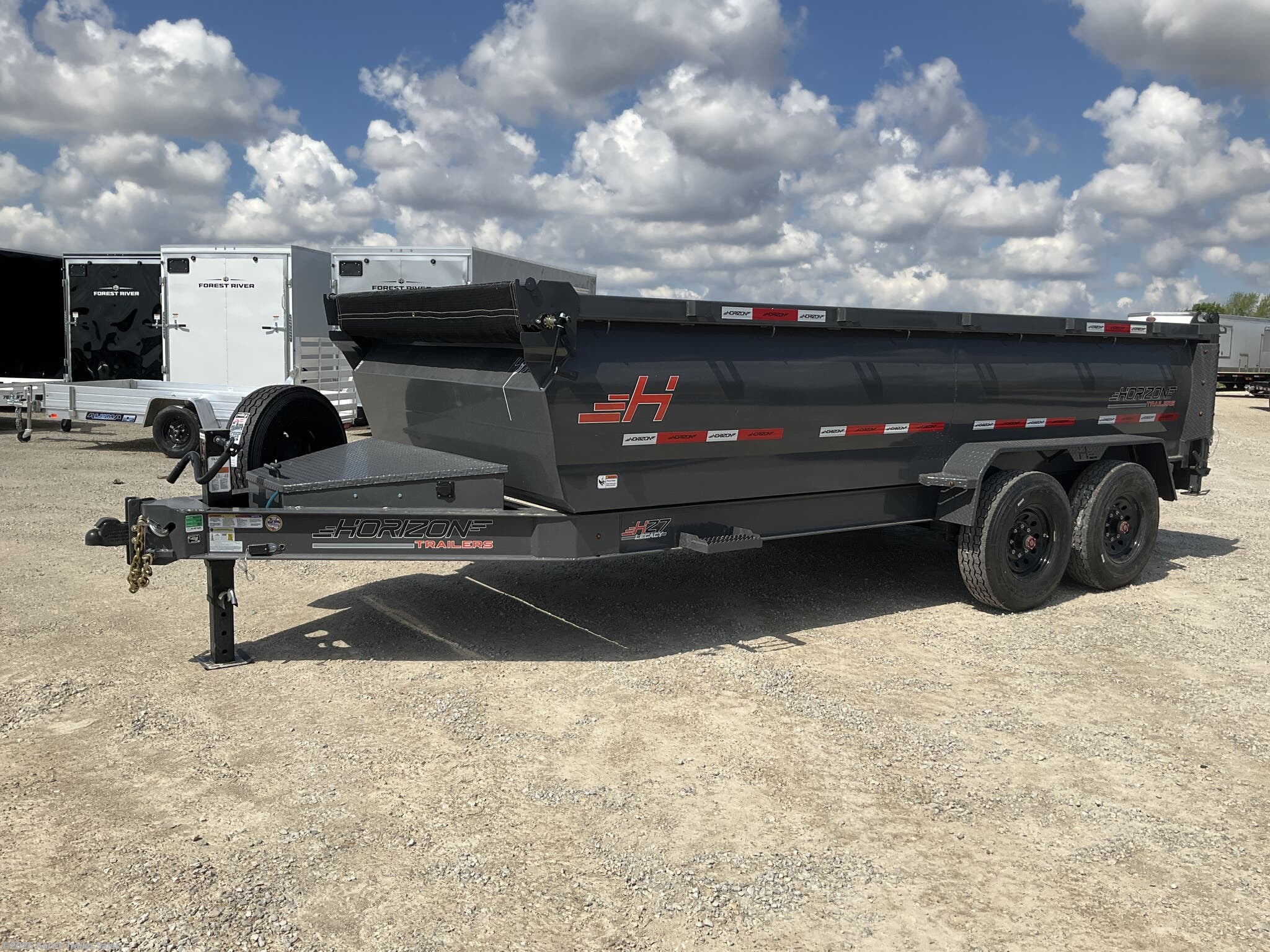 2025 Horizon 83x16 DUMP TRAILER 17K GVWR / 7GA FLOOR