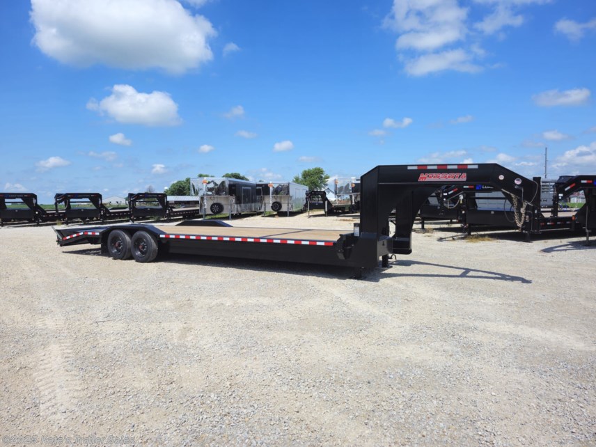 New 2025 Midsota 102x28 Gooseneck Trailer / 18,400 GVWR / Max Ramps available in Arthur, Illinois
