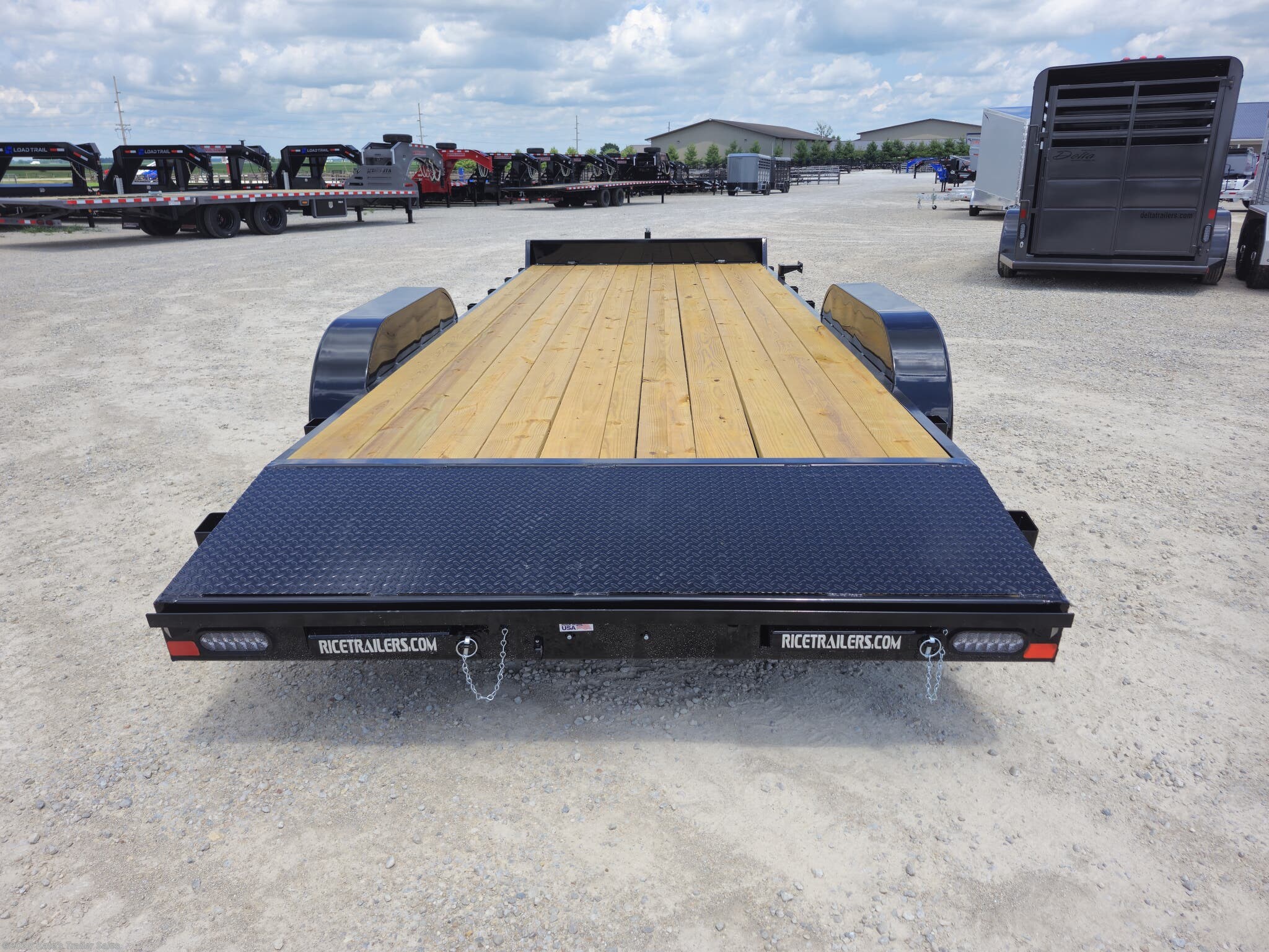 New 2025 Rice Trailers 9.9k Magnum Car Hauler 82x20&apos; Flatbed HD Car Hauler Trailer w/ Toolbox available in Arthur, Illinois