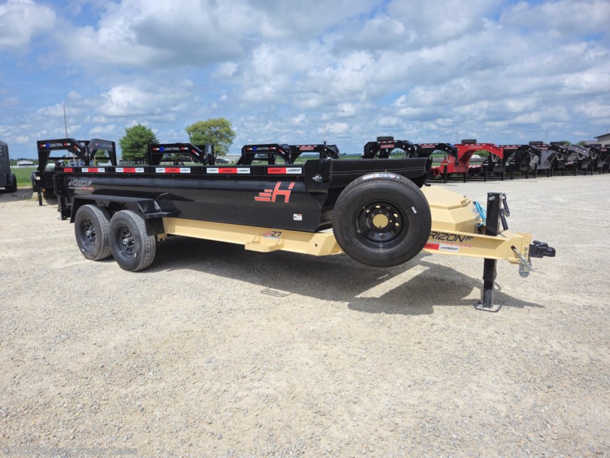 New 2026 Horizon 83x16 15K GVWR DUMP TRAILER / 7GA FLOOR available in Arthur, Illinois