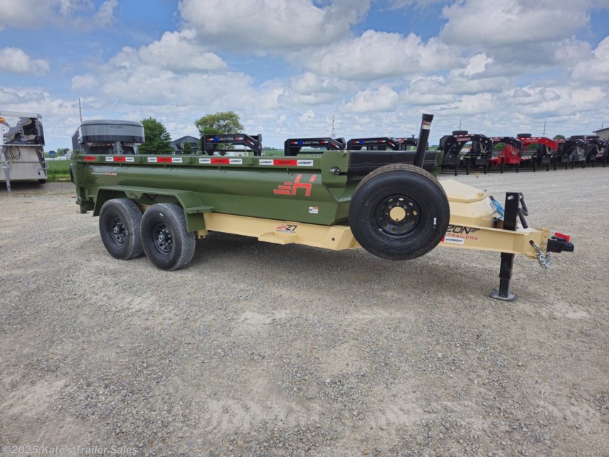 New 2026 Horizon 83x14 15K GVWR DUMP TRAILER / 7GA FLOOR available in Arthur, Illinois