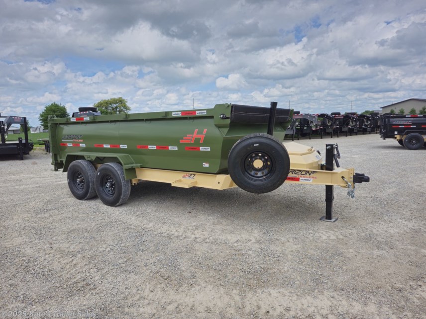 New 2026 Horizon 83x14 15K GVWR DUMP TRAILER 7GA FLOOR available in Arthur, Illinois