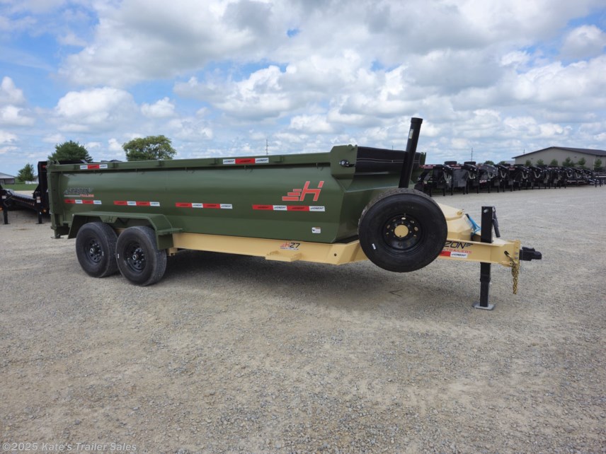 New 2026 Horizon 83x16 15K GVWR DUMP TRAILER / 7GA FLOOR available in Arthur, Illinois