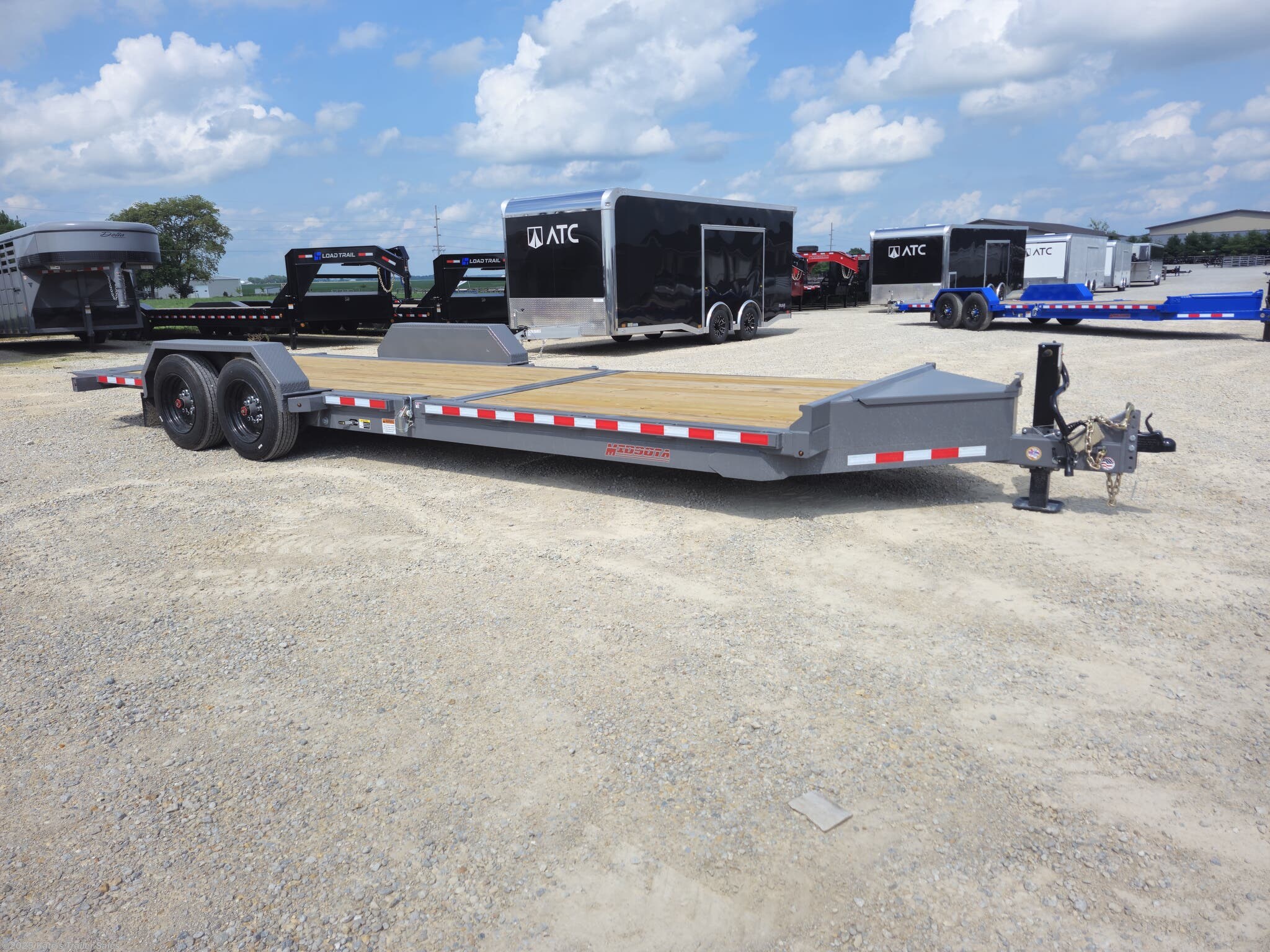 New 2025 Midsota 24&apos; Tilt Equipment Trailer / 17.6K GVWR available in Arthur, Illinois