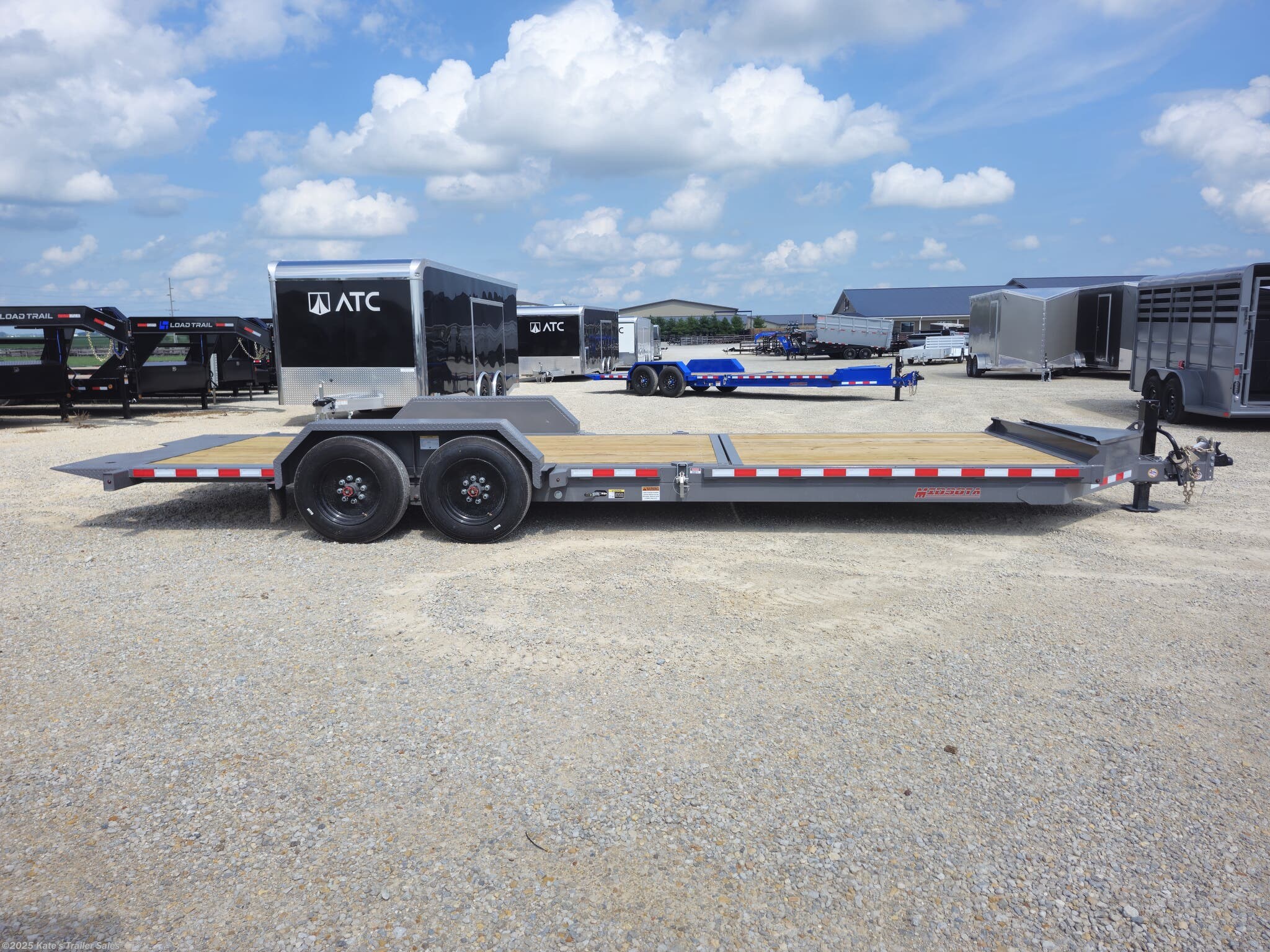 2025 Midsota 24&apos; Tilt Equipment Trailer / 17.6K GVWR - New Tilt Deck Trailer for sale by Kate's Trailer Sales in Arthur, Illinois