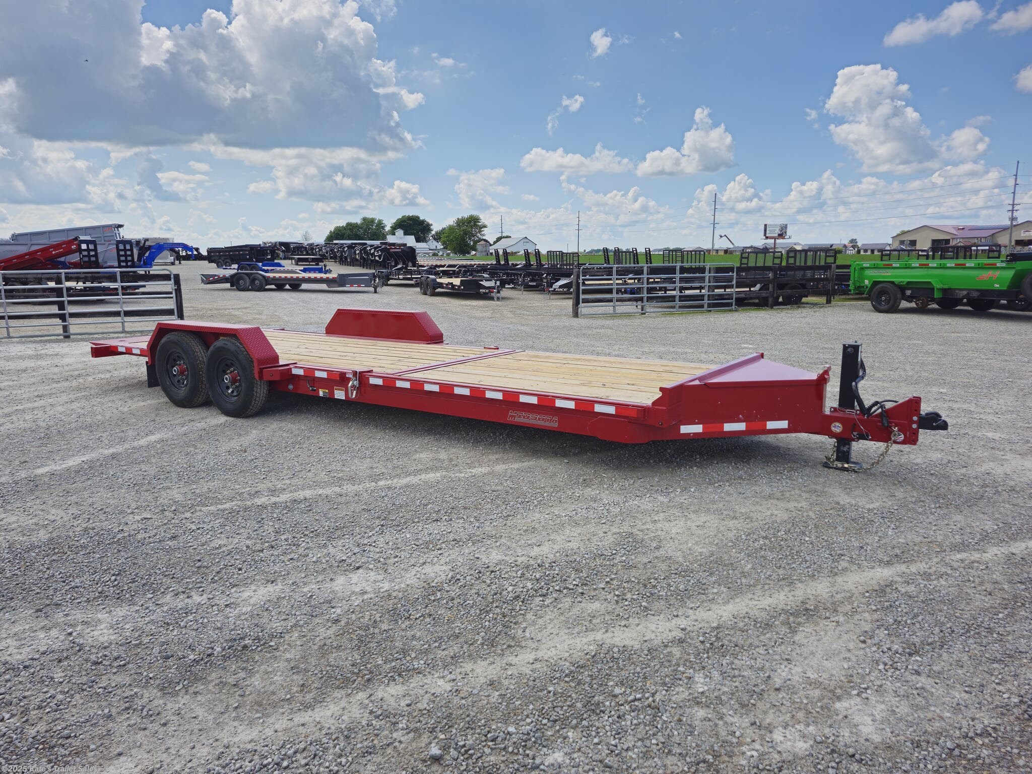 New 2025 Midsota 24&apos; Tilt Equipment Trailer / 15.4K GVWR available in Arthur, Illinois