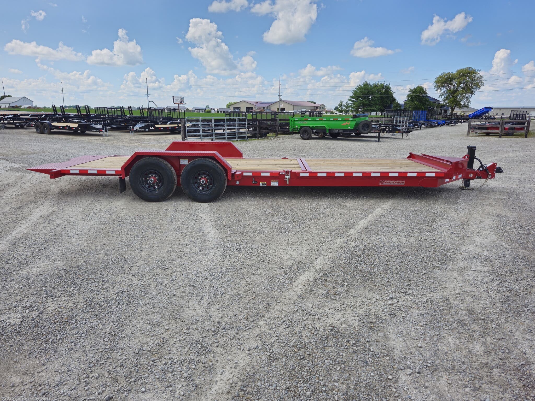 2025 Midsota 24&apos; Tilt Equipment Trailer / 15.4K GVWR - New Tilt Deck Trailer for sale by Kate's Trailer Sales in Arthur, Illinois