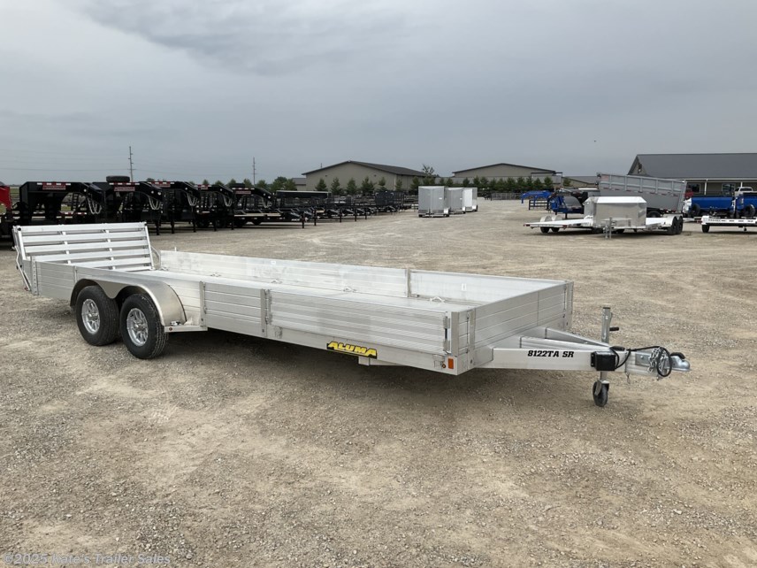 New 2026 Aluma 8122TASR 81X22&apos; Utility Trailer / Side Load / Bi-Fold Gate available in Arthur, Illinois