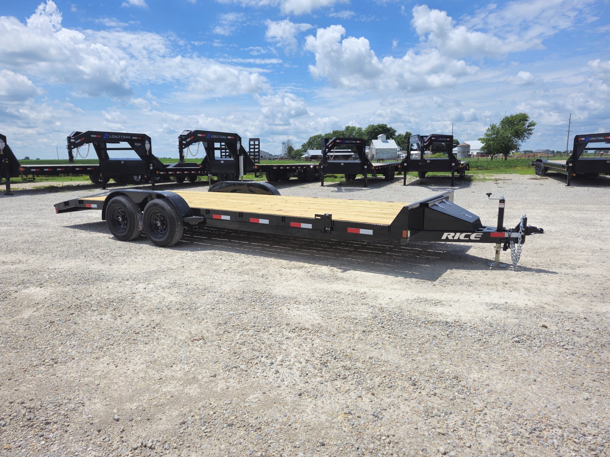 2026 Rice Trailers 9.9k Magnum Car Hauler 82x22' Flatbed HD Car Hauler ...