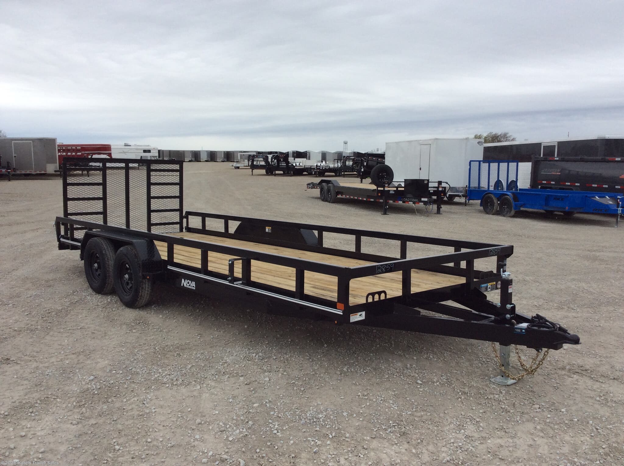 2026 Midsota 82X20 HD Utility Trailer / Square Tube Side Rails