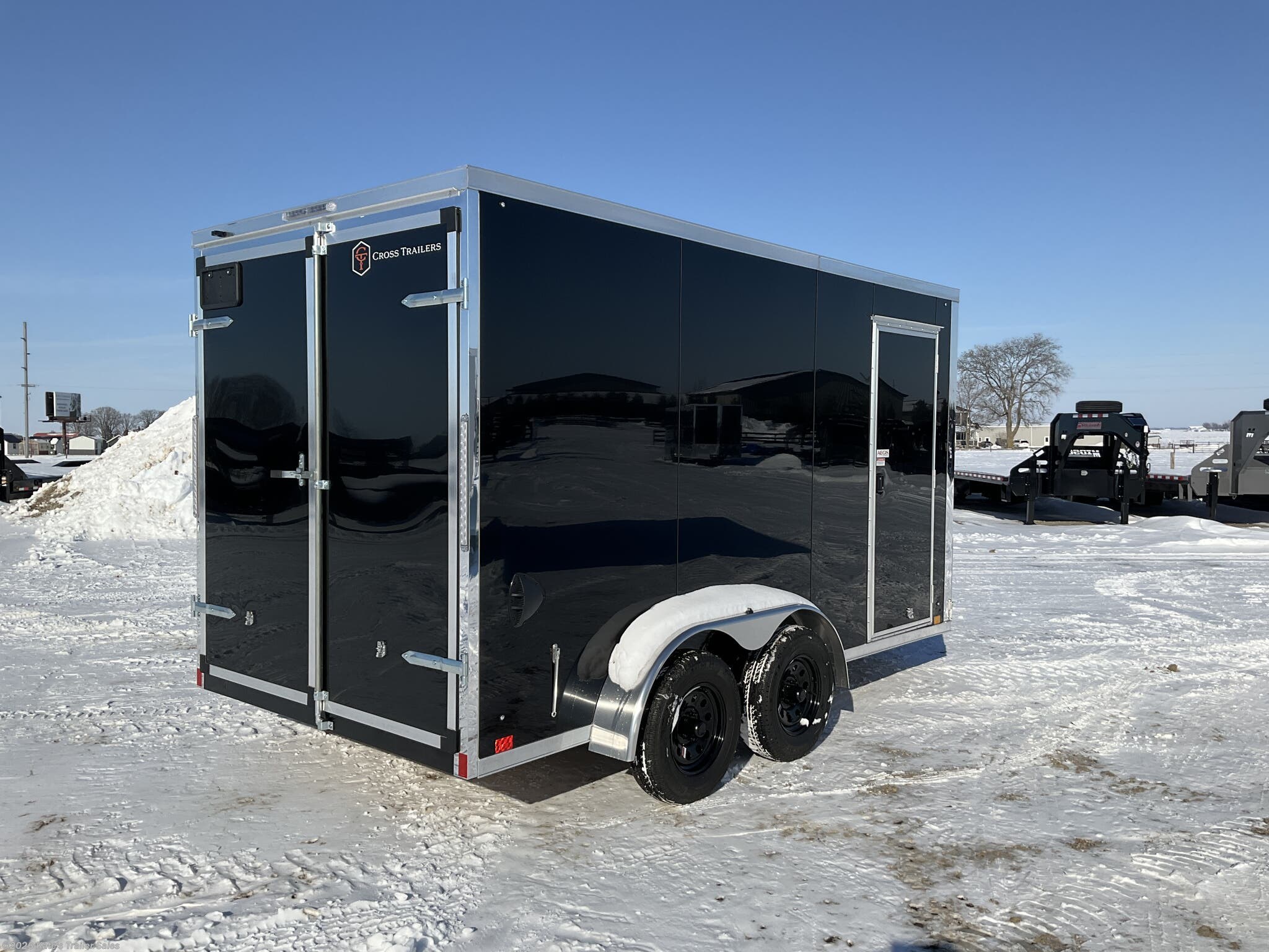2026 Cross Trailers 7 x 14 TA Enclosed Cargo Trailer / 84