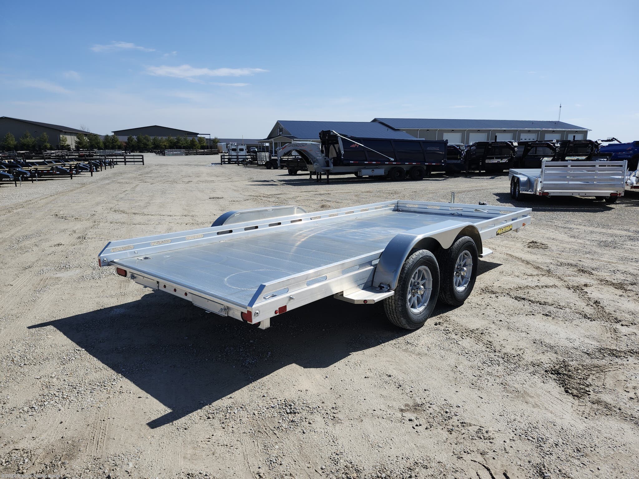 2027 Aluma 8016TA-EL-R-RTD 16' Aluminum Utility / Tandem Axle